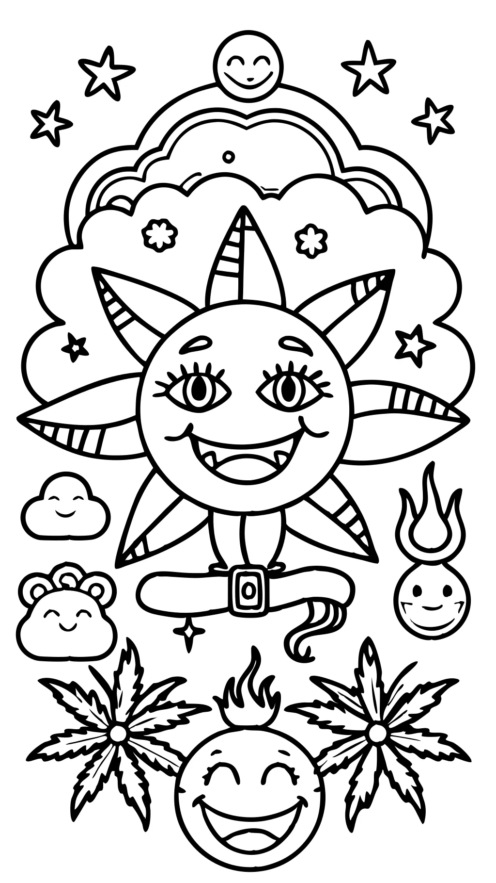 coloriages stoner